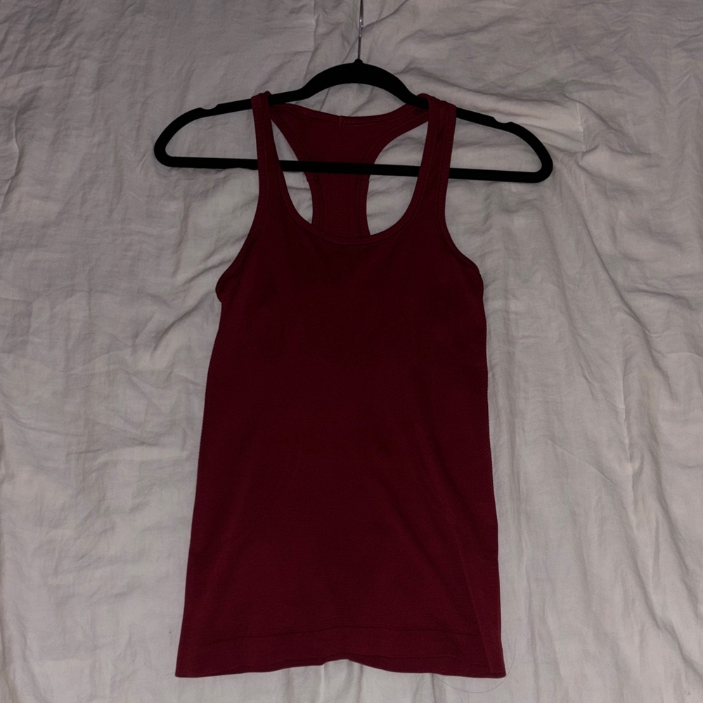 Lululemon Athletica Burgundy Tank Top